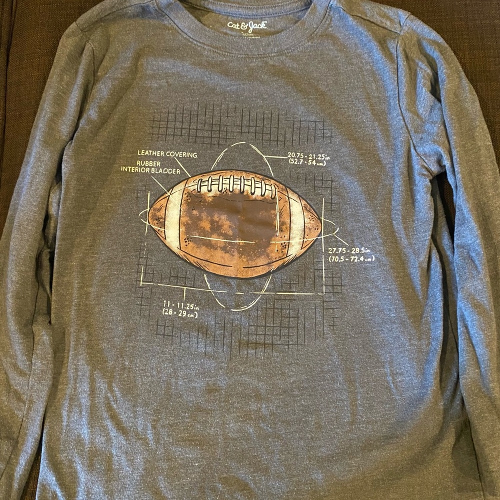 Boys Long Sleeve Football Shirt